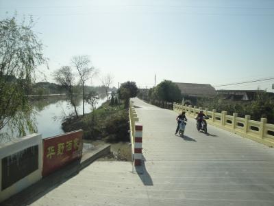 崇明島の草港公路の風景4
