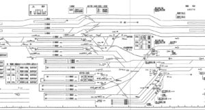 1993年当時の路線図だがほとんど変わっていない。 引用元:http://senrohaisenzu.cocolog-nifty.com/blog/2010/10/post-8fd3.html