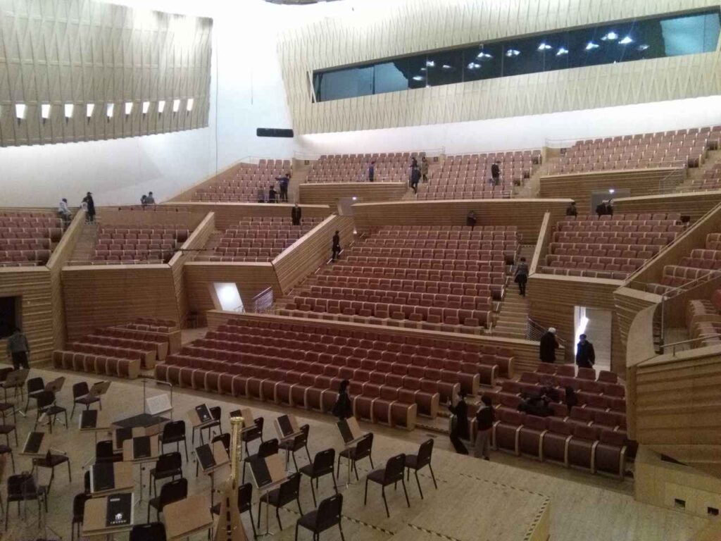 上海交響楽団音楽庁コンサートホールの客席