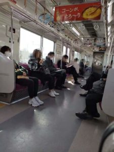 日本の鉄道車内